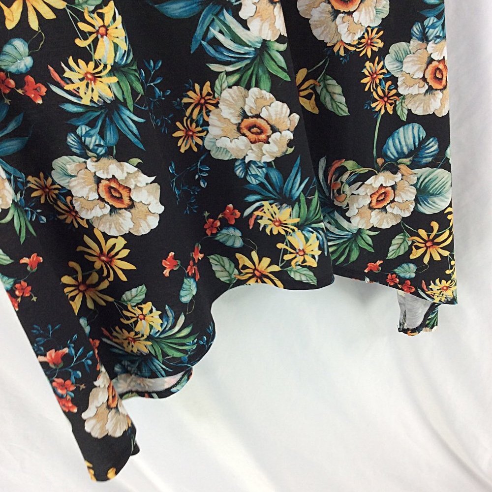 Cacique 22/24 2X High Neck Tank Night Gown Sleep Dress Lace Floral Lane Bryant - Picture 6 of 9